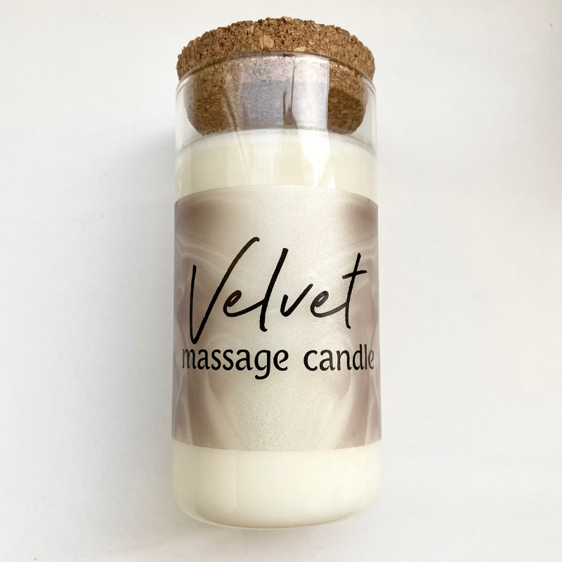 Velvet massage candle 250ml (κερί μασάζ για επαγγελματική χρήση)